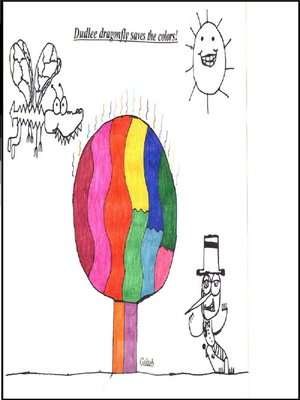 cover image of Dudlee dragonfly saves the colors